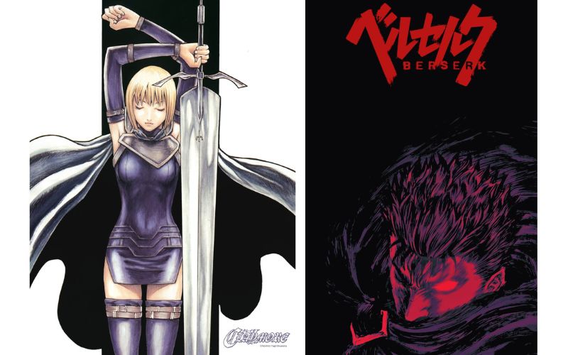 Claymore vs Berserk: Cảm xúc hoang tàn và hiện thực tàn khốc