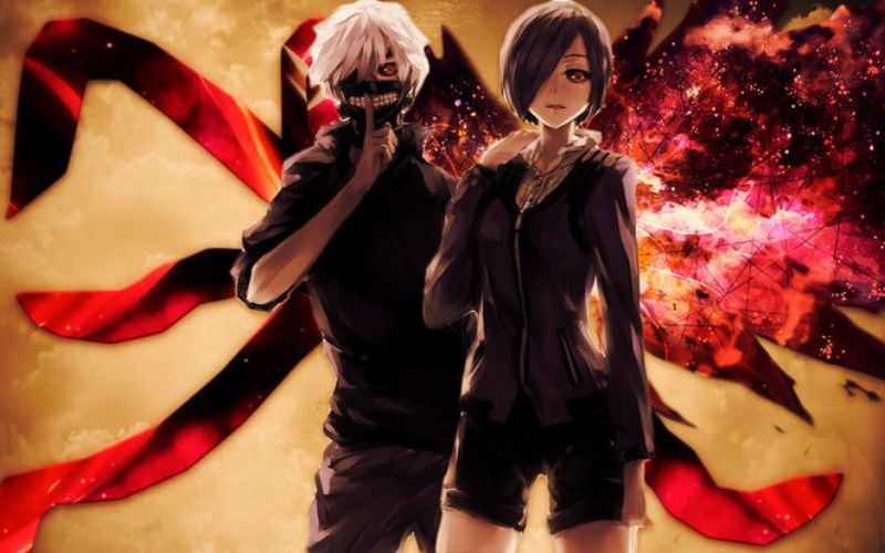 Cuộc đối đầu giữa Kaneki và Touka trong Tokyo Ghoul:re